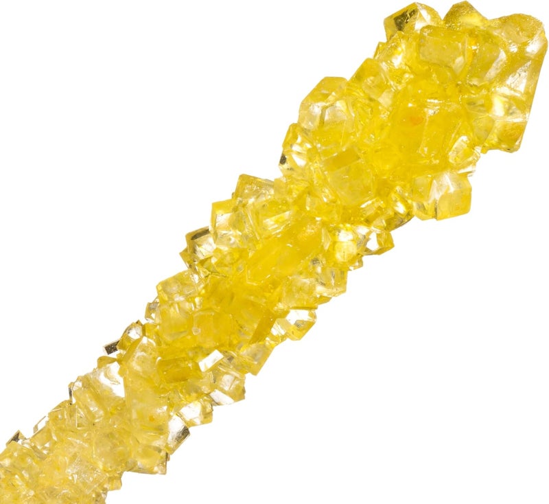 Candy Envy Yellow Rock Candy Sugar Sticks - Lemon Flavor - Image 5